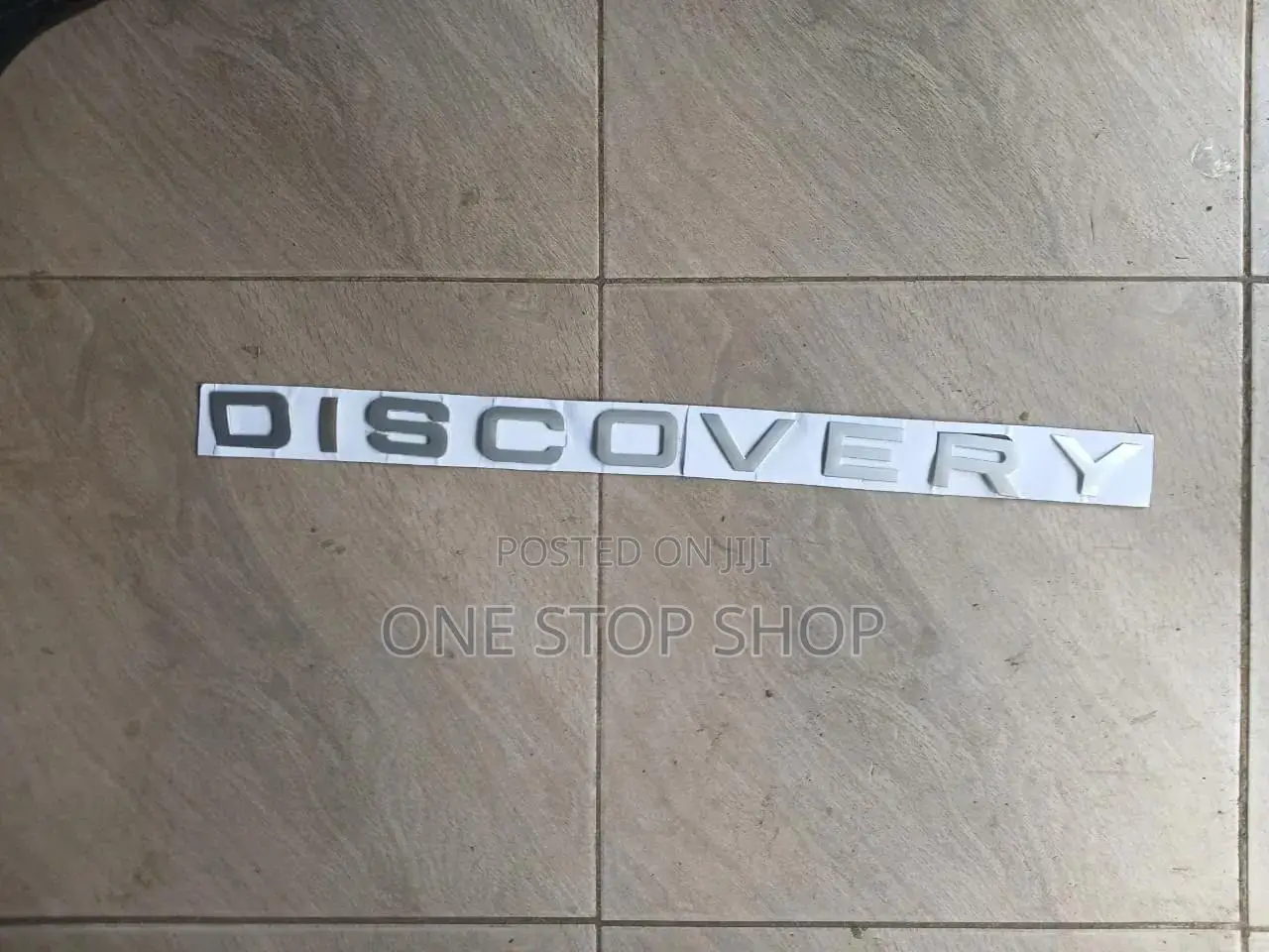 Bonnet Adhesive Backing Discovery Emblem Badge