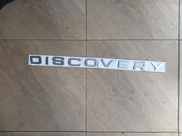 Bonnet Adhesive Backing Discovery Emblem Badge - main view