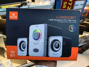 Kisonli U-2900bt 2.1 Multimedia Speaker RGB and Bluetooth Connectivity