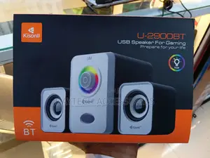 Kisonli U-2900bt 2.1 Multimedia Speaker RGB and Bluetooth Connectivity