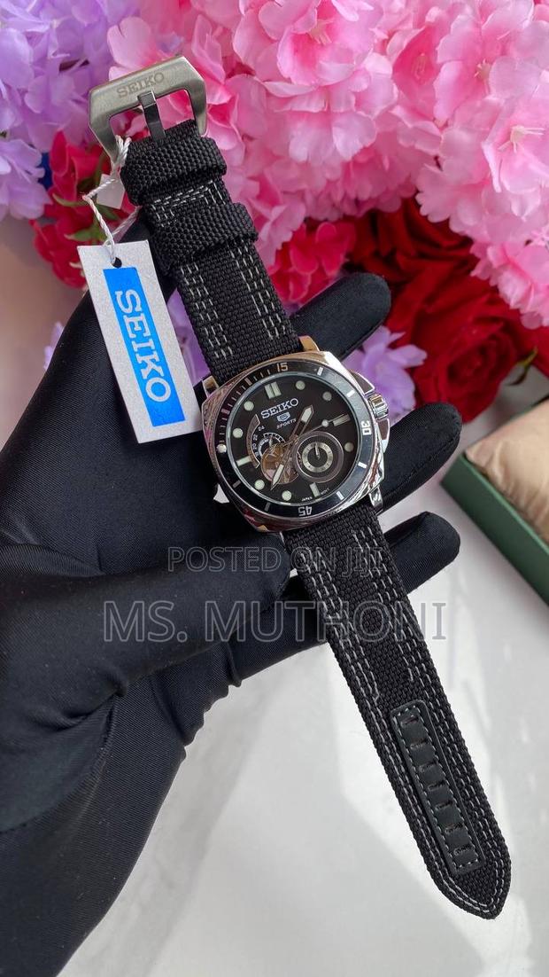 Skeleton Dial Seiko 5 Sports Automatic Watch - thumbnail 2