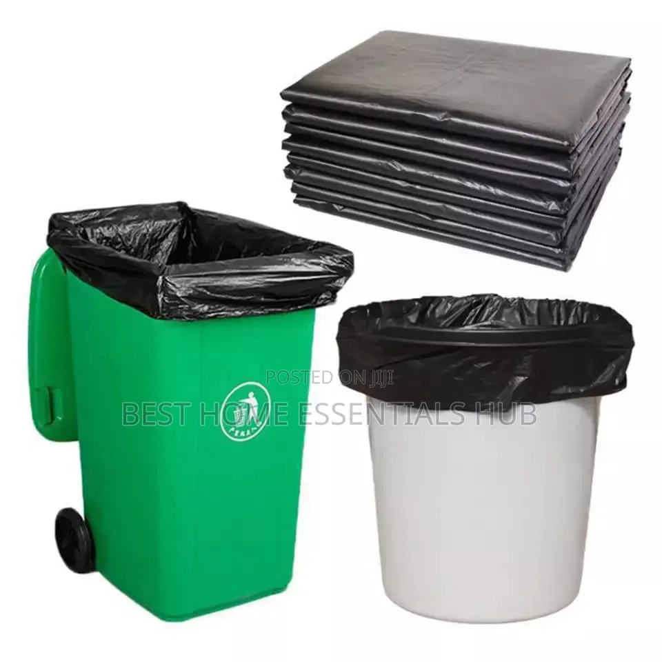 50pcs/Set Black Large Size Garbage Bags