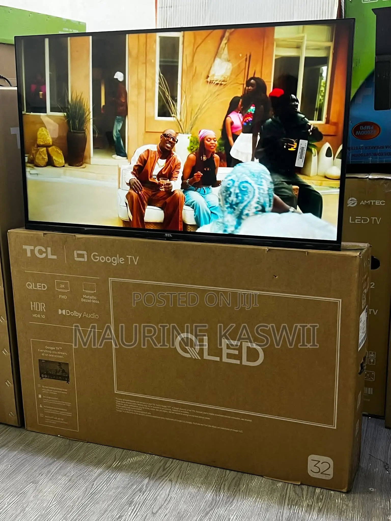 TCL 32”Qled Google Frameless Tv -32s5k