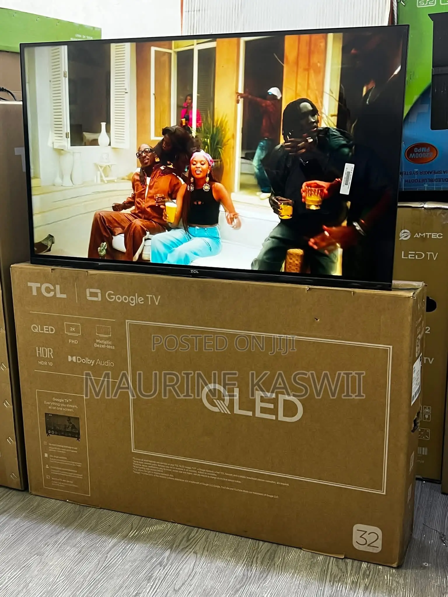 TCL 32”Qled Google Frameless Tv -32s5k