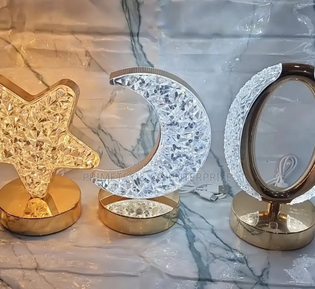 Rechargeable Led Creative Table Lamps Now Available in 3 Shapes