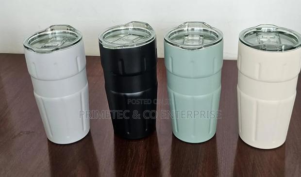 500ml Vacuum Cup Thermocup With Transparent Lid - thumbnail 2