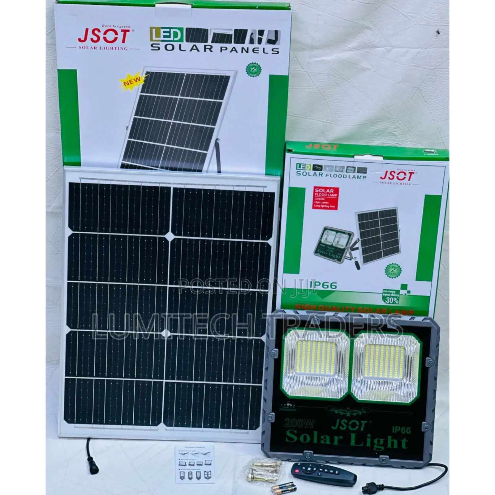 Jsot 200 Watts Solar Floodlamp