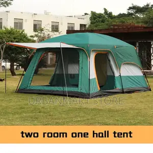 Large Pop-Up Camping Tent 8–12 Person – Easy Setup Outdoor