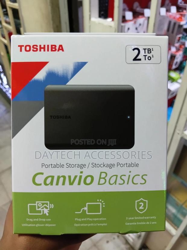 Toshiba Canvio Basics 2tb Usb 3.2 External Hard Drive - Black - main view
