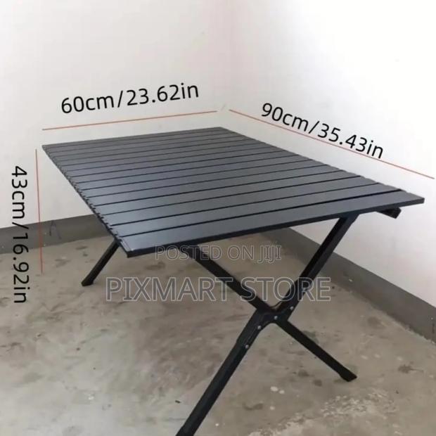 Compact 90cm Foldable Camping Table Strong Lightweight - main view