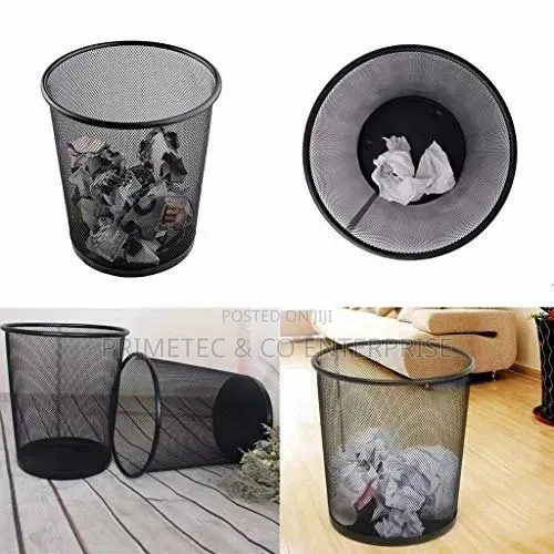 9l Metallic Mesh Dust Bin