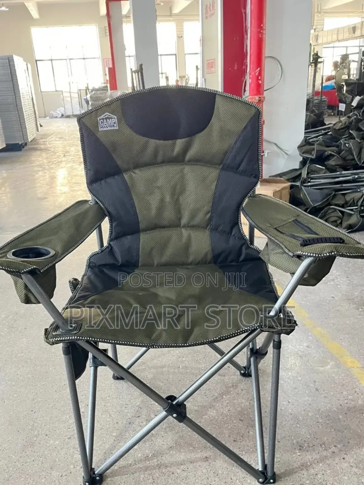 Heavy Duty Foldable Camping Chair With Cup Holder