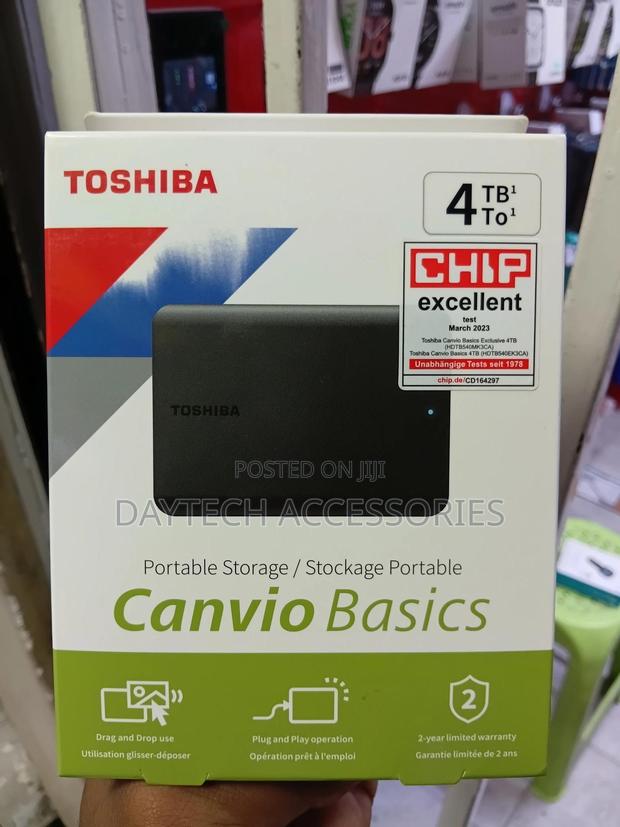 Toshiba Canvio Basics 4tb Portable External HDD - Usb 3.0 for Pc. - thumbnail 4