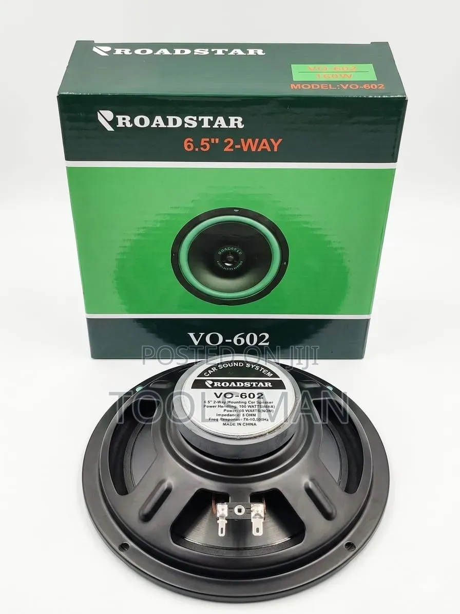 Roadstar 6.5 Inch 2-Way Car Speakers 160w Vo-602.