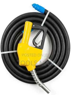 Automatic Fuel Nozzle With Heavy Duty Sae J30 R Hose Kit,Complete Kit.