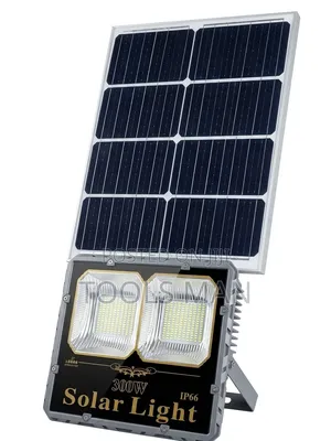 300w Heavy Duty Solar Flood Light - Ip66 Waterproof Outdoor Light.