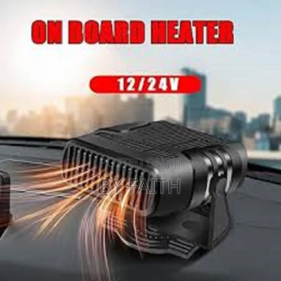 12 Volt Car Fan Heater With Cigarette Lighter