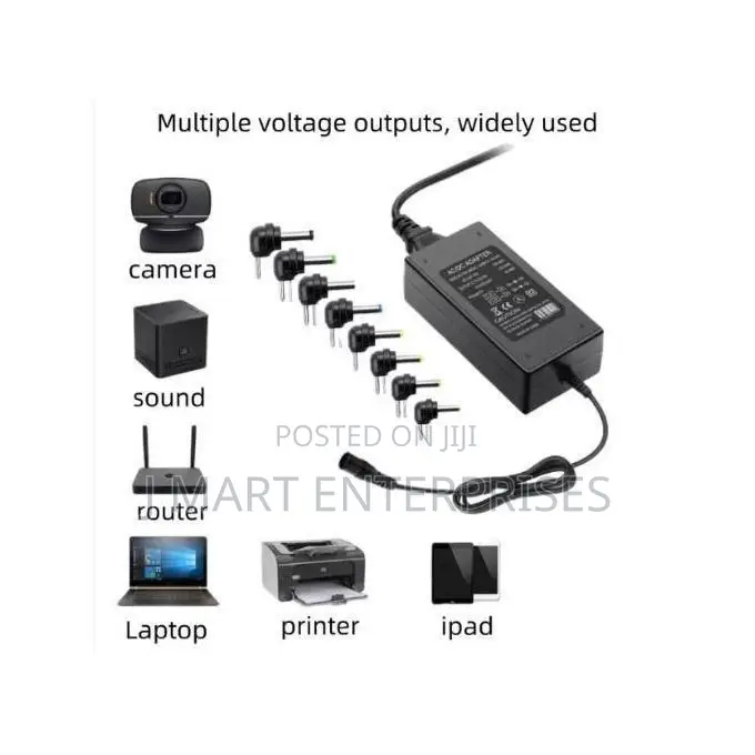 Universal 96w Adjustable Laptop Power Adapter – 12–24v