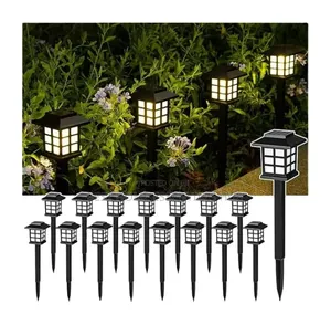 *6pcs Waterproof Decorative Lawn Lamp Outdoor Solar Garden Lights