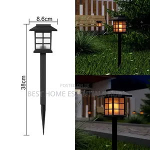 *6pcs Waterproof Decorative Lawn Lamp Outdoor Solar Garden Lights