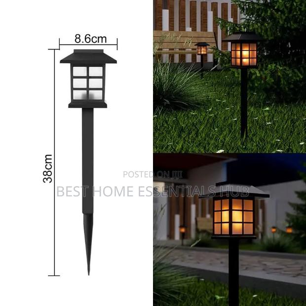 *6pcs Waterproof Decorative Lawn Lamp Outdoor Solar Garden Lights - thumbnail 2