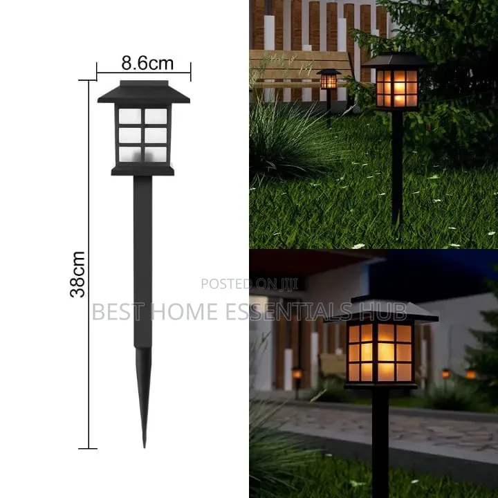 *6pcs Waterproof Decorative Lawn Lamp Outdoor Solar Garden Lights