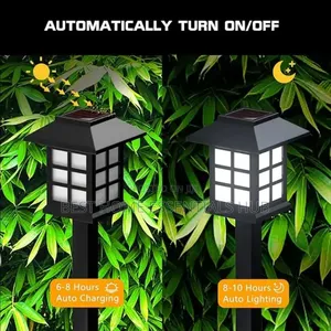 *6pcs Waterproof Decorative Lawn Lamp Outdoor Solar Garden Lights