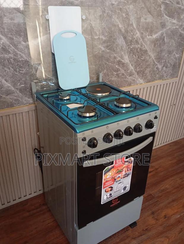 Eurochef 3 Gas + 1 Electric Cooker With Oven Rotisserie