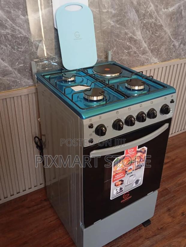Eurochef 3 Burners + 1 Hot Plate, Electric Oven, Rotisserie Cooker
