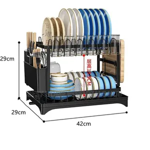 2tier Classy High Quality Dish Rack-Carbon Steel