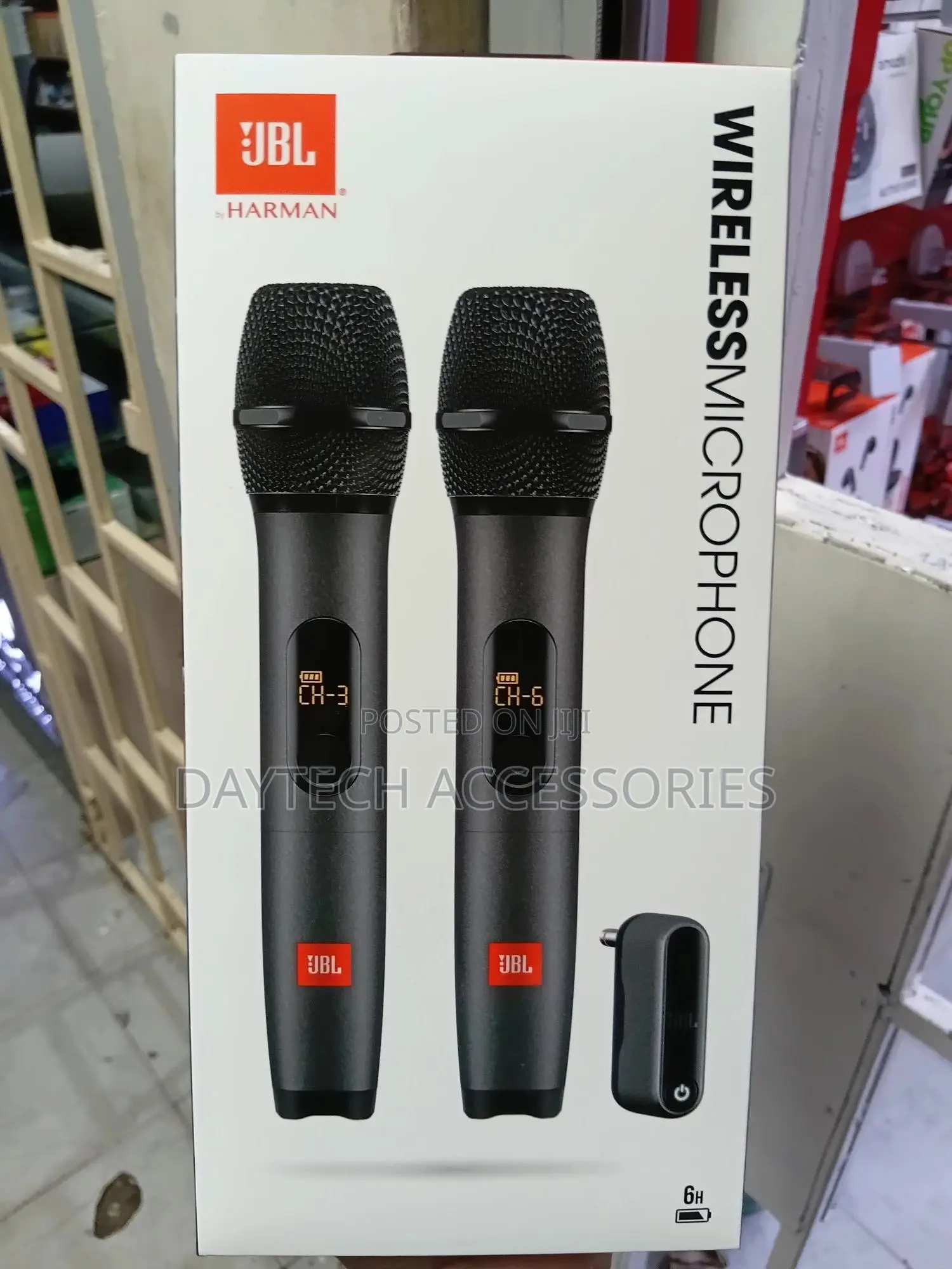 JBL Wireless Two Microphone System With Dual-Channel Receiver