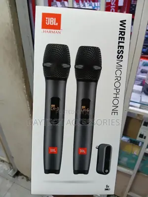 JBL Wireless Two Microphone System With Dual-Channel Receiver