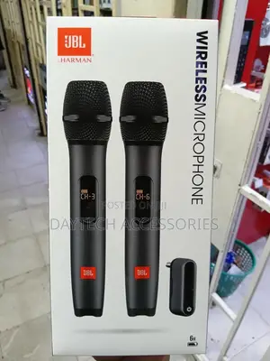 JBL Wireless Two Microphone System With Dual-Channel Receiver