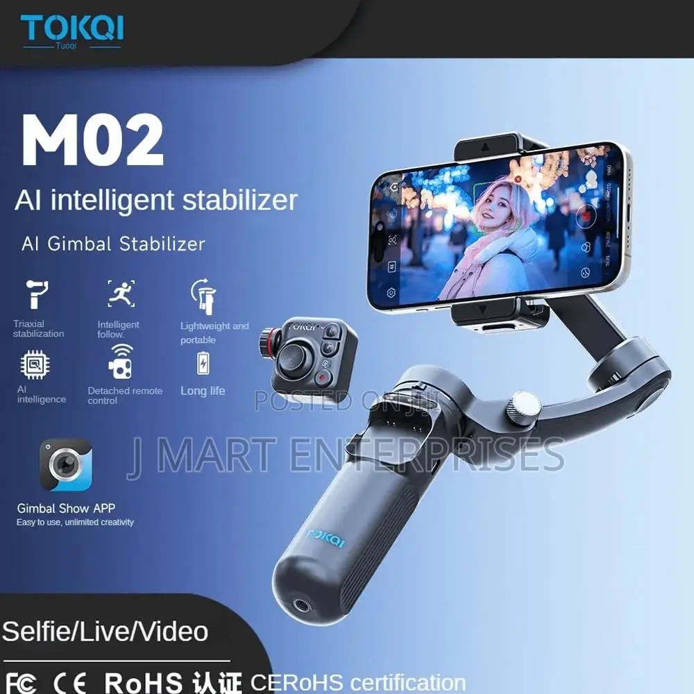 M02 3-axis Handheld Gimbal Stabilizer