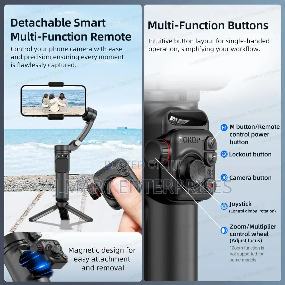 M02 3-axis Handheld Gimbal Stabilizer