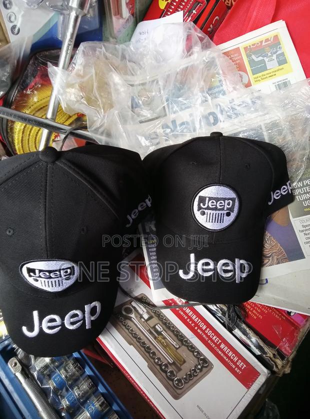 Jeep Black Branded Logo Baseball Caps Universal Fit - thumbnail 2