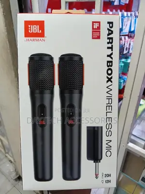 The JBL Partybox Wireless Mic (2-Pack System)