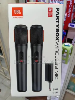 The JBL Partybox Wireless Mic (2-Pack System)
