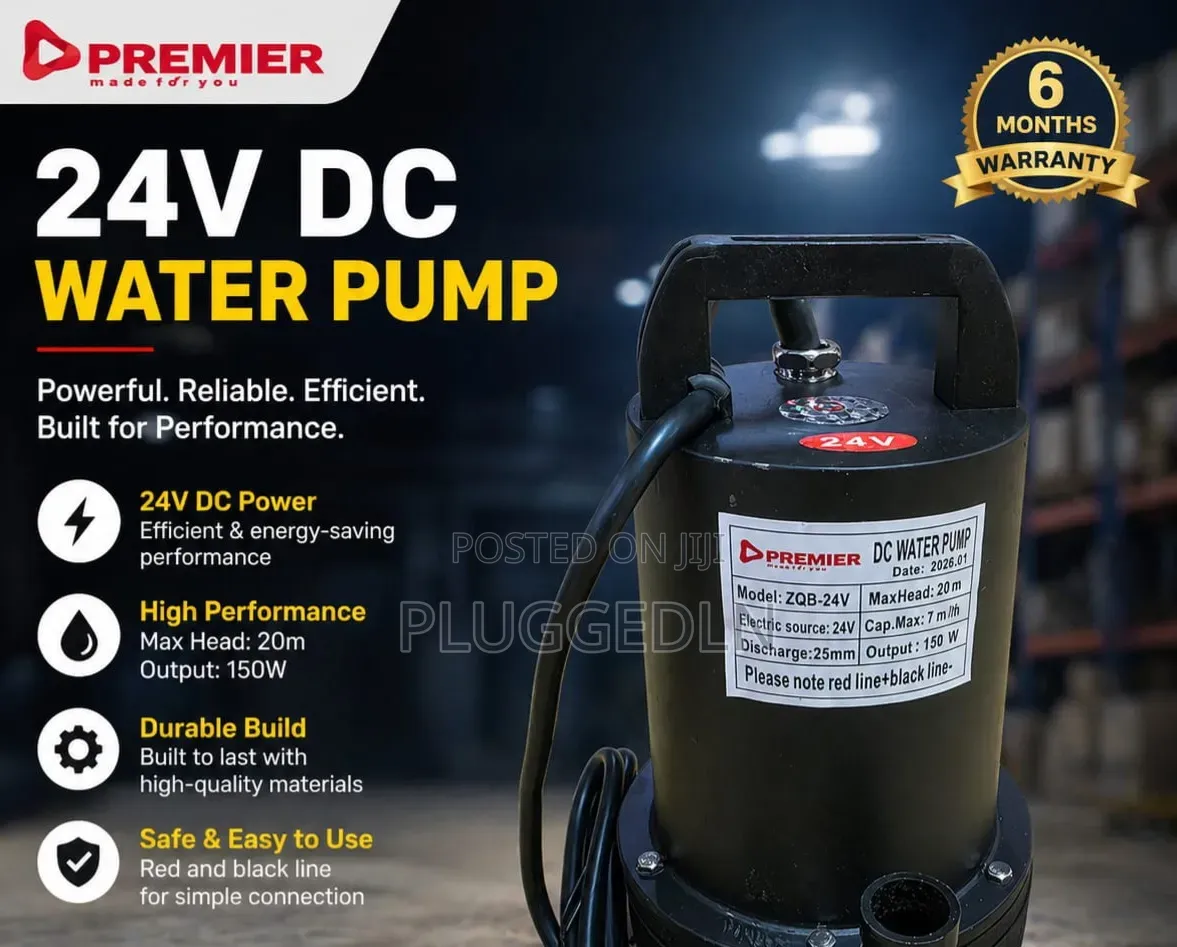 Premier 24v Dc Water Pump- Max Head 20m.