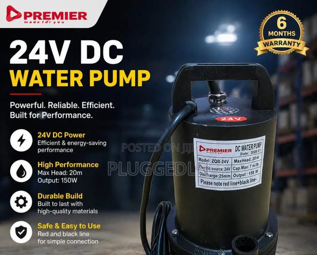 Premier 24v Dc Water Pump- Max Head 20m.