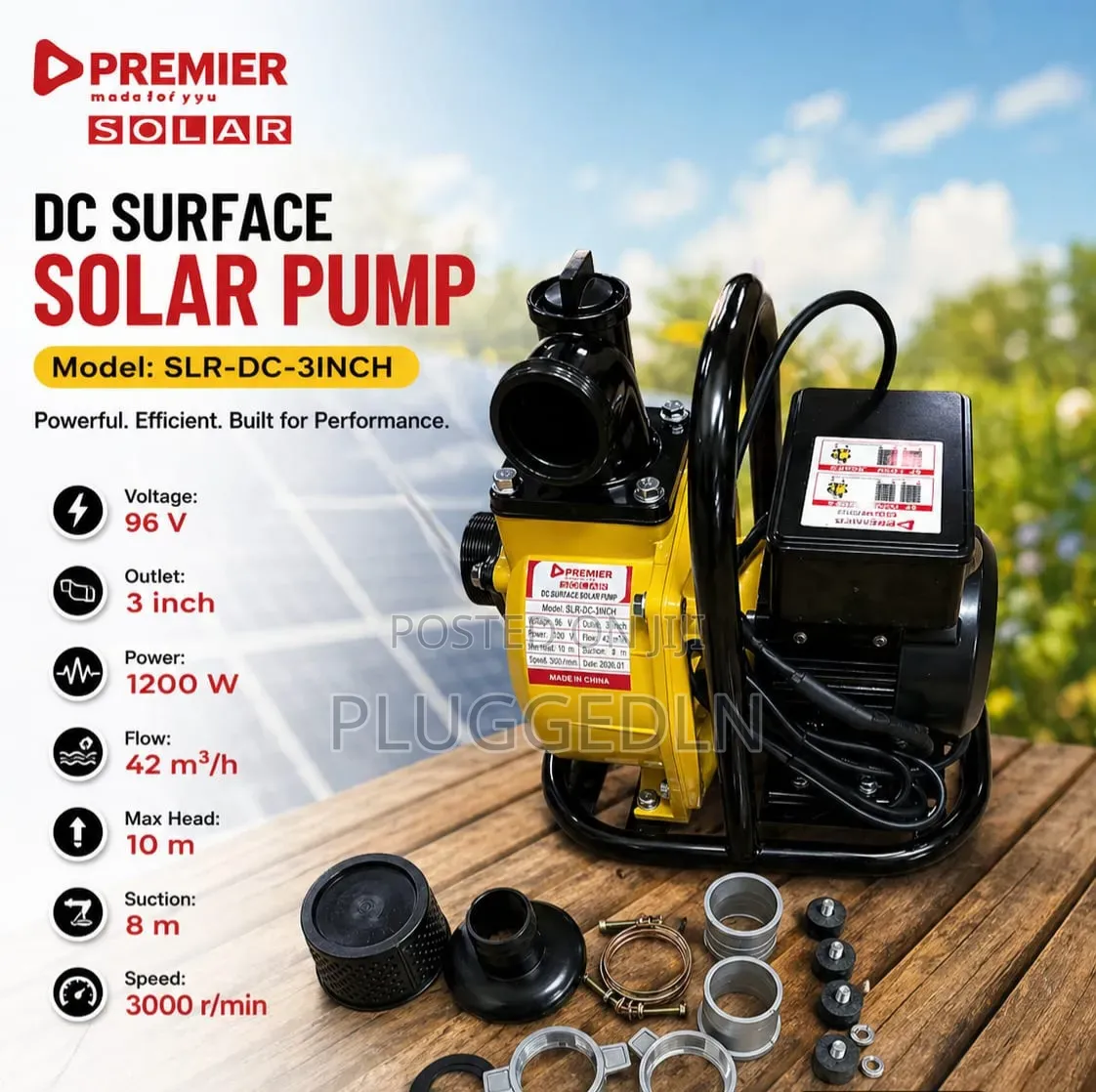 Premier Dc Surface Solar Pump 3 Inch.