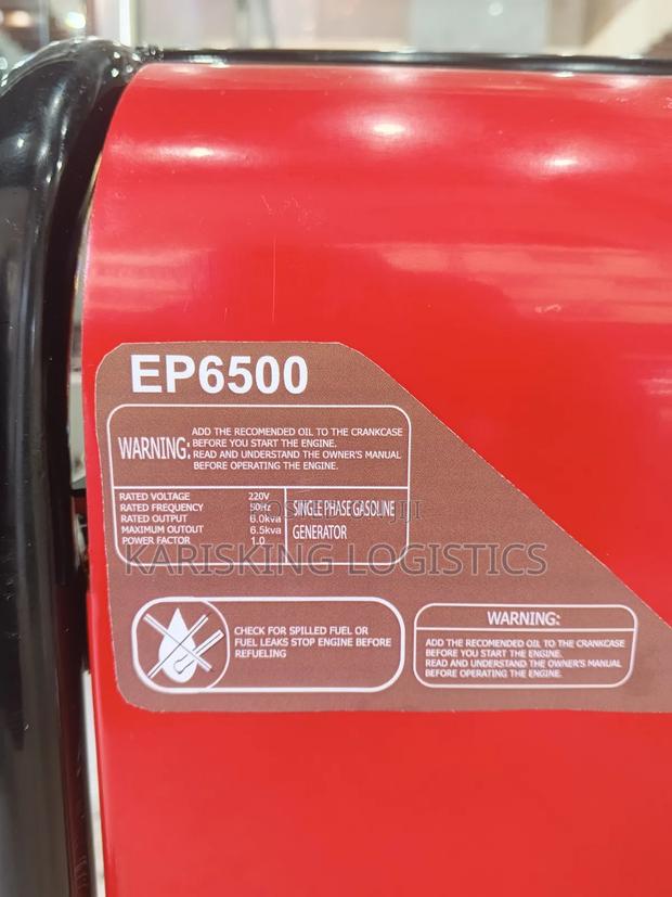 Honda Ep6500 - 6.5kva - main view