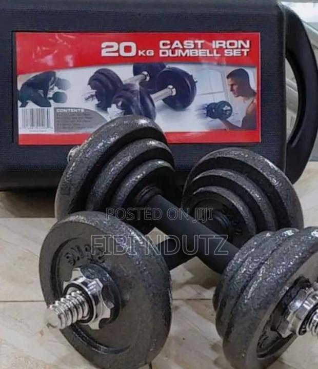 Burn Calories With This 20kg Dumbbells Set and It's Adjustable - main view