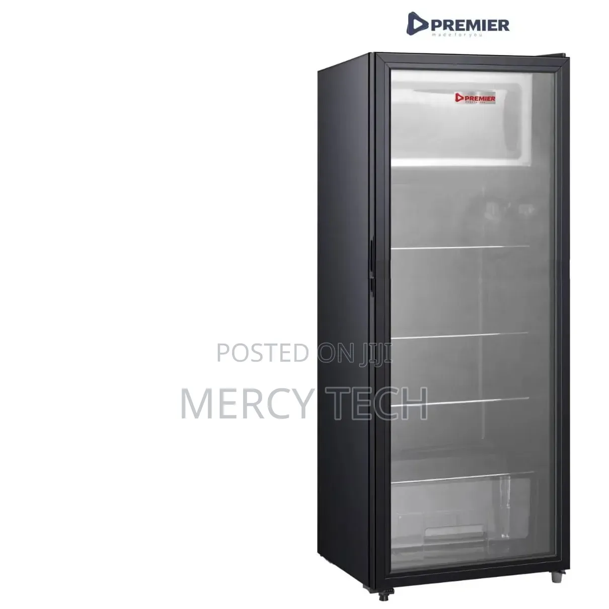 *Premier Pm-165l Glass Doorll 165-litre Upright Display Fridge