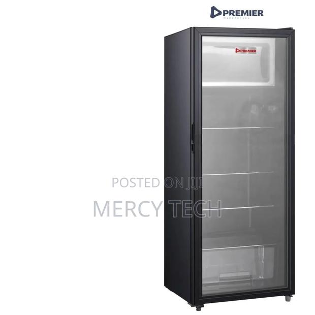 *Premier Pm-165l Glass Doorll 165-litre Upright Display Fridge