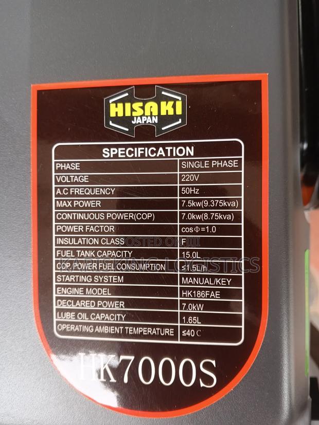 Hisaki 9 Kva Diesel Engine Generator Openset - thumbnail 2