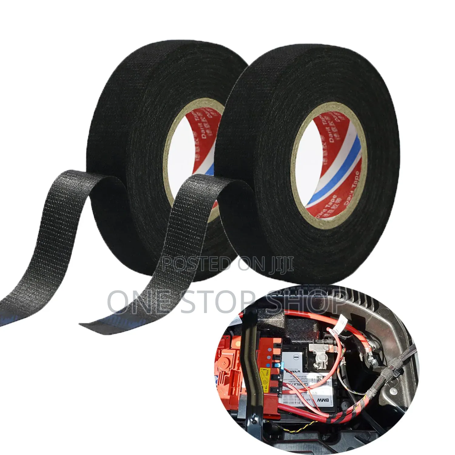25mm 1pc Harness Wiring Tape Withstand High Temperature,Noise Damping