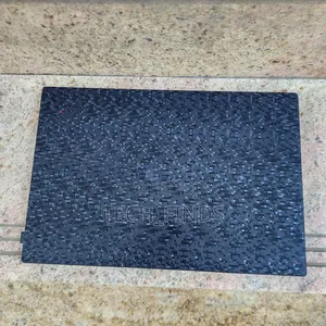 Black Textured Carbon Fiber Laptop Skin