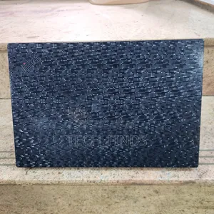 Black Textured Carbon Fiber Laptop Skin