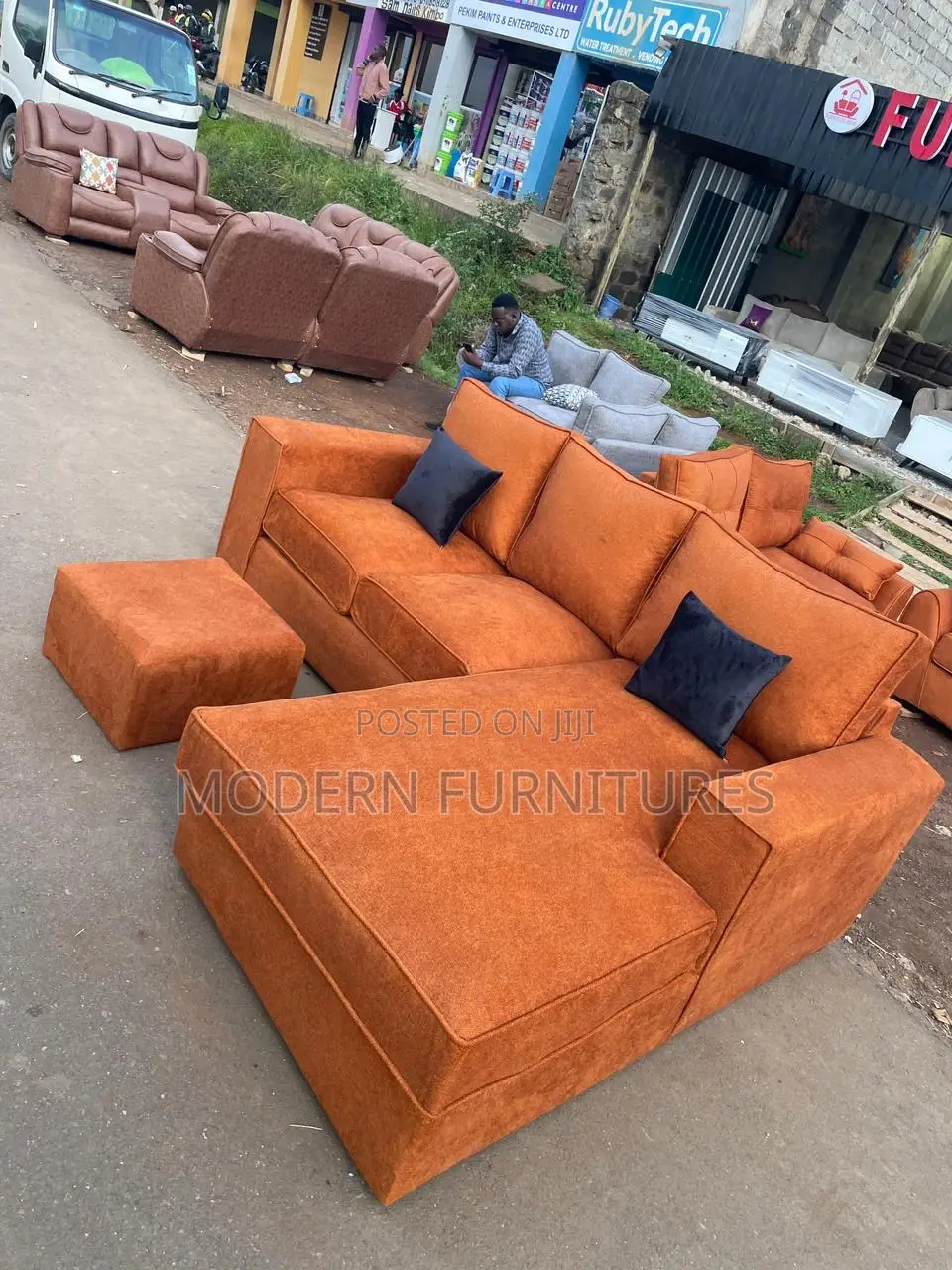 Qatar 5 Seater L Sofa
